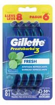 Comprar Máquinas Para Afeitar Gillette Prestobarba3 Cool 8 Unidades