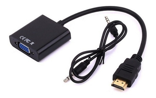 Convertidor Hdmi A Svga 15 Cm + Audio 3.5 Mm Xcase