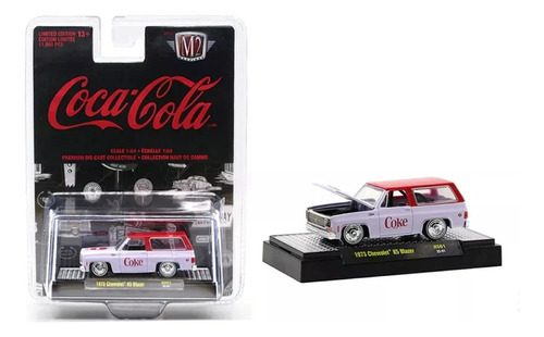 Chevrolet K5 Blazer 1973 Hs01 Coca Cola 1973 M2 1:64 Color blanco/rojo