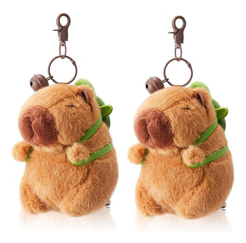 Llavero De Peluche Capybara De Capybara Con 2 Unidades