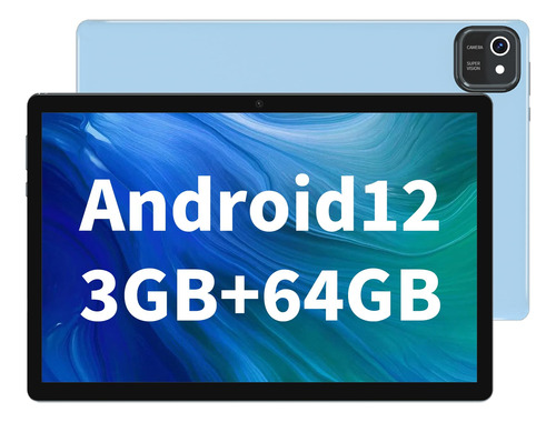 Tableta Android, 10.1 Pulgadas Android 12 Tablets 3gb Ram 64