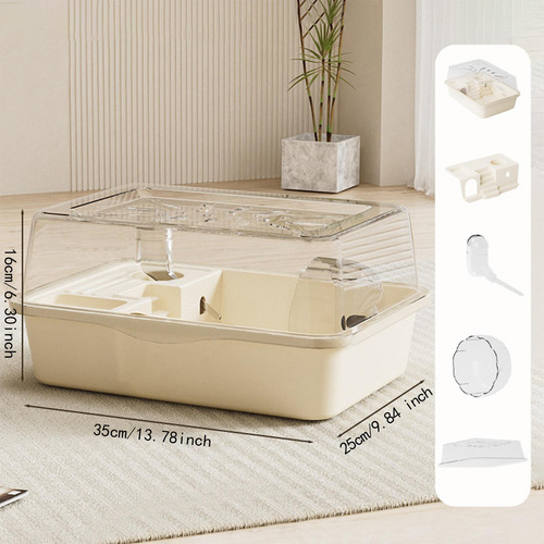 Large Hamster Cage Hamster Habitat Breathable Ventilation
