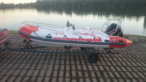 Imagen 8 de 15 de Semirrigido Kiel 5,60 Equipado Y Motor Mercury 40 Elpto