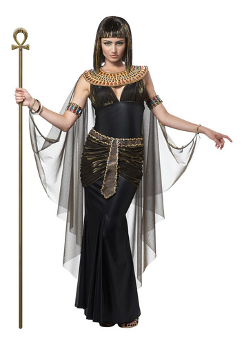 Disfraz Egipcia Cleopatra Faraona Halloween Eventos Fiestas Niñas Mujer Adulto Tallas 4 A Xl