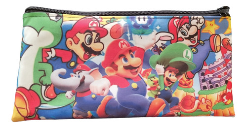 Estuche Escolar Simple Super Mario Bros Niño