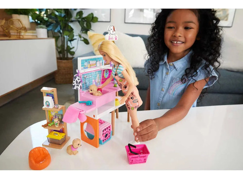 Barbie Set De Juego Tienda Para Mascotas