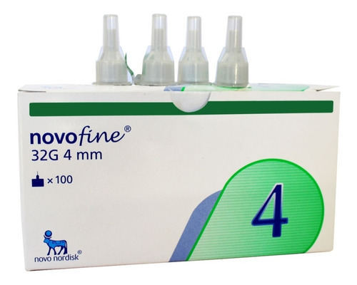 Agujas Novofine 32g 4mm Lapiz De Insulina