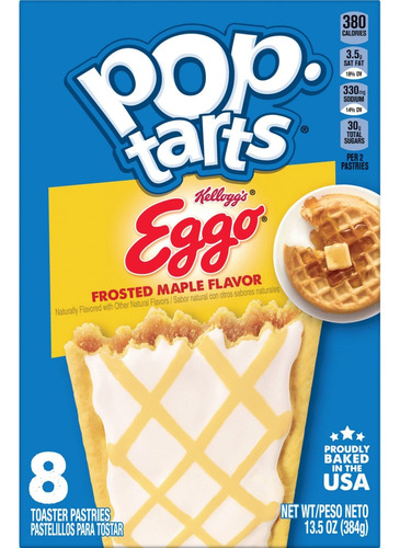 Pop Tarts Galletas Sabor Eggo Waffle 384 Gr