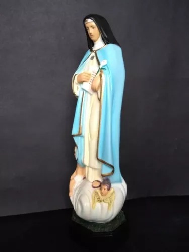 Imagem De Santa Beatriz 26 Cm Beatriz Da Silva Cor Pintura A Mão