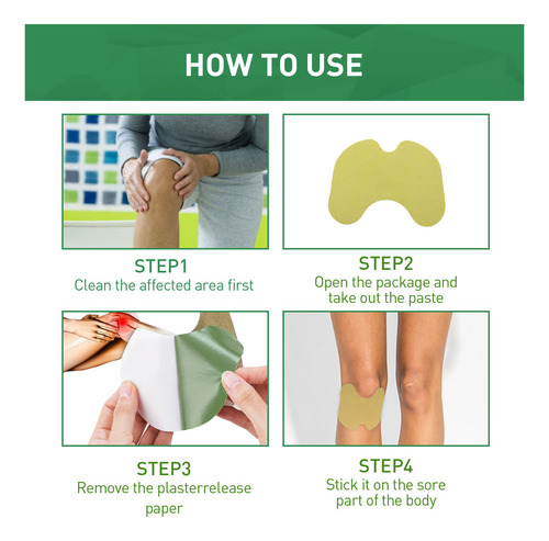Parche Térmico Q Knee L98q Para Aliviar El Dolor De Rodilla