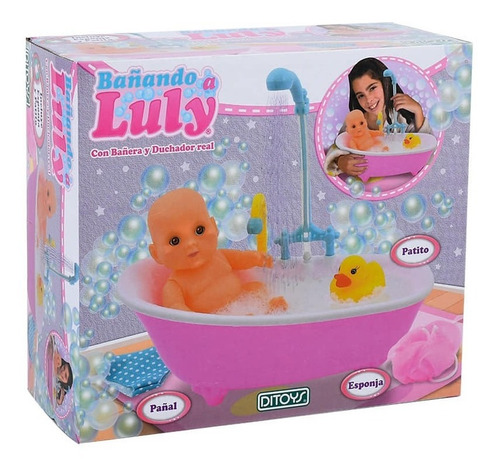 Bañando A Luly Con Accesorios Ditoys