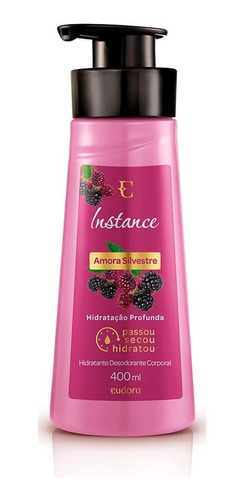 Kit Instance Amora Silvestre Desod + Hidratante + Creme Mãos