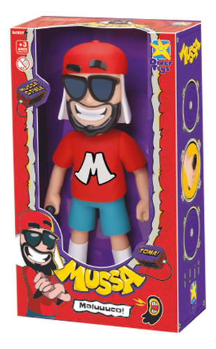 Boneco Do Mussa, @mussoumano, Articulado Todo Em Vinil