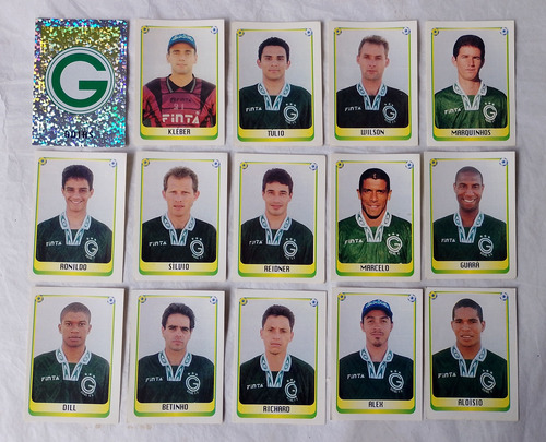 Figurinhas Campeonato Brasileiro 97 - Time Completo Do Goiás Time Do Goiás Time Do Goiás (Usado)
