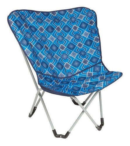 Silla Azul Plegable Camping Wenzel 300lb Pesca Caceria