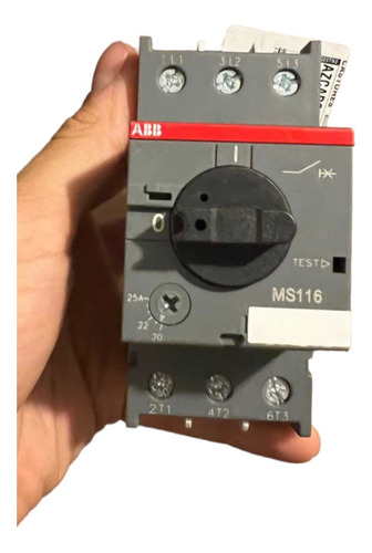 Guardamotor Abb Ms116 De 20 A 25amp