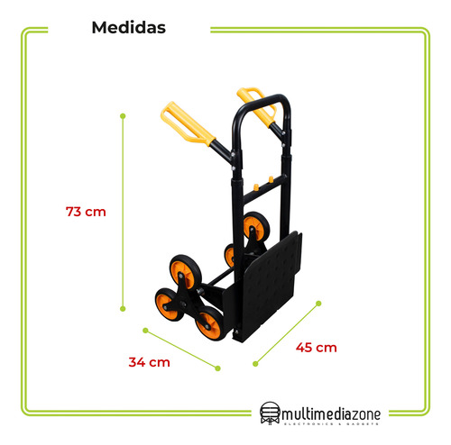Diablito De Carga Para Subir Escaleras 200 Kg