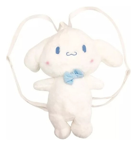 Mochila Peluche Sanrio Cinnamoroll Moño Azul Cinnamoll