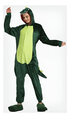 Pijama Enterizo Invierno Kiguromi Adultos Dinosaurio Kawaii