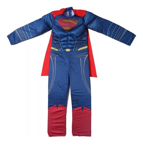 Imagen 2 de 3 de Disfraz Superman S2 Niño Importado Halloween Cumpleaños