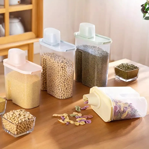 Dispensador Hermético De 4 Potes Save Food Grains 1,9 L A