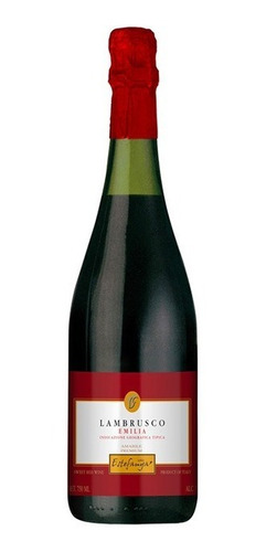 Vino Espumoso Italiano Tinto Cesari Lambrusco Emilia 750 Ml