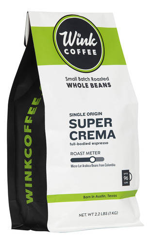 Wink Coffee Super Crema Espresso  Café 100% Arábica En.
