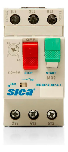 Guardamotor Protector M32 2.5 A 4a Sica