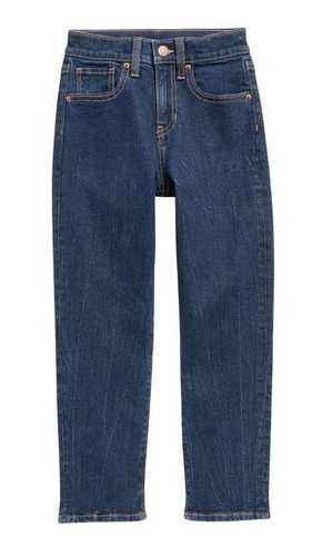 Straight Niña Old Navy Jeans O.g. Azul