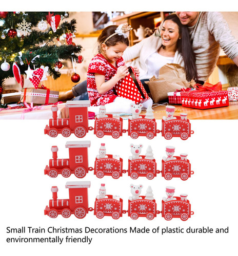 Juego De 3 Juegos De Accesorios Navideños Para Trenes Pequeñ