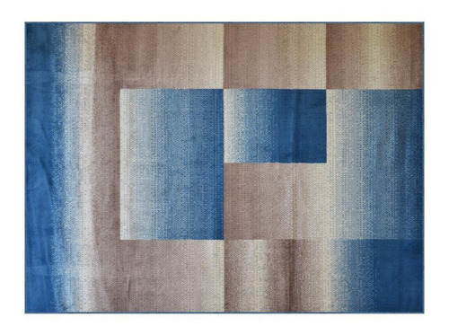 Tapete Sala Polo Quadros Scarlatti 2,00x2,50m Azul Claro