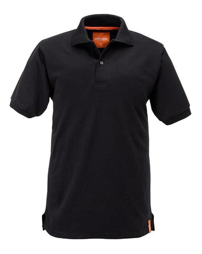 Polo Chomba Casual Hombre Negra Ombu Aire Libre