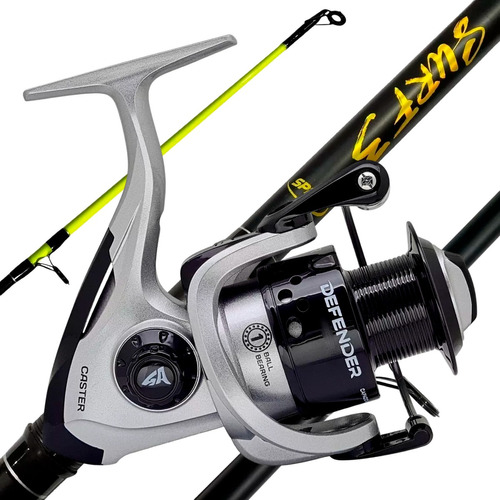 Combo Spinit De Lanzar Casting  Ideal Pesca De Costa