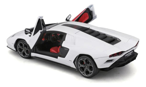 Bburago 1/24 Lamborghini Countach Lpi 800-4 Blanco