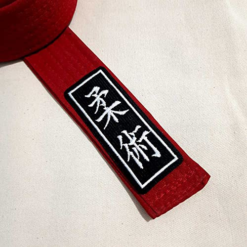 Parche Bordado De Kanji De Jiu-jitsu Atm063t Plancha O ...
