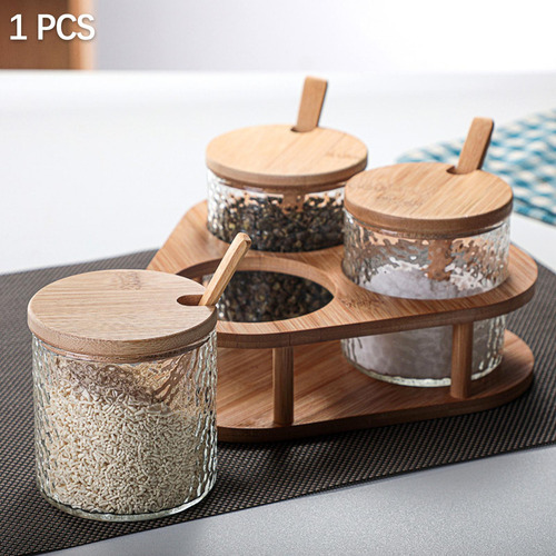 2 Tarro De Especias De Cocina De 280 Ml Con Contenedores De