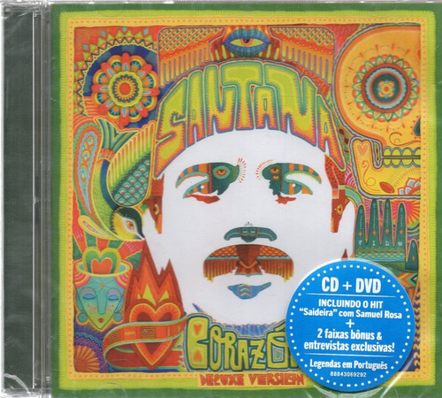 Cd + Dvd Santana Corazon Deluxe Version