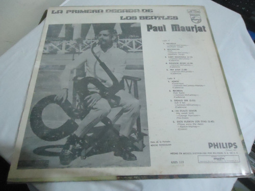 Paul Mauriat La Primera Decada De Los Beatles Lp (Usado)