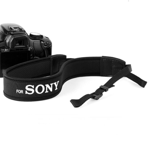 Alça De Pescoço Neck Strap Câmera Dslr Neoprene Para Sony