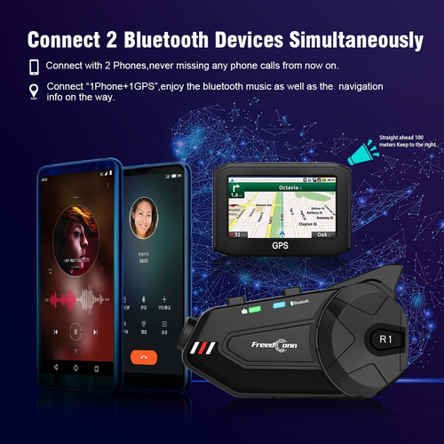 ¡ Intercomunicador Bluetooth Con Cámara Y Grabadora De