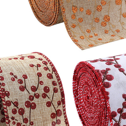 B 3 Cintas Navideñas Para Manualidades Para Hacer Flores,