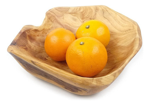 ~ Cuenco De Madera For Servir Ensalada De Frutas M7 Root