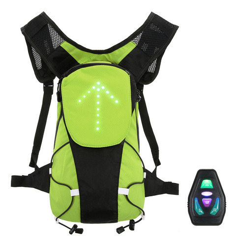 Mochila Reflectante Liviana 5 L Con Led Recargable Por Usb