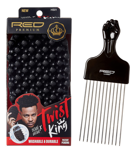 Red By Kiss Bow Wow X Twist King - Cepillo Giratorio De Lujo