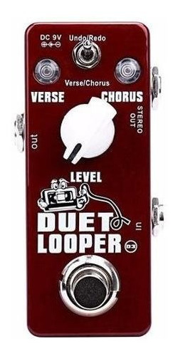 Pedal De Efecto Duet Looper Loop Mini Xvive D3 Guitarra