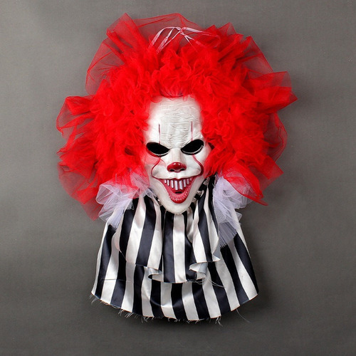 Coroa De Palhaço De Terror Do Dia Das Bruxas Porta, Decorac