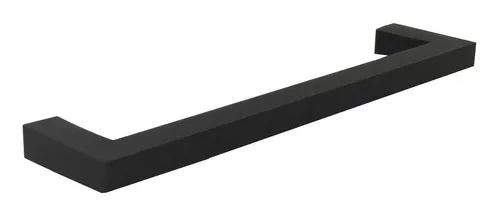 Tirador Square - Negro - para Muebles de Baño y Cocina - 128 mm