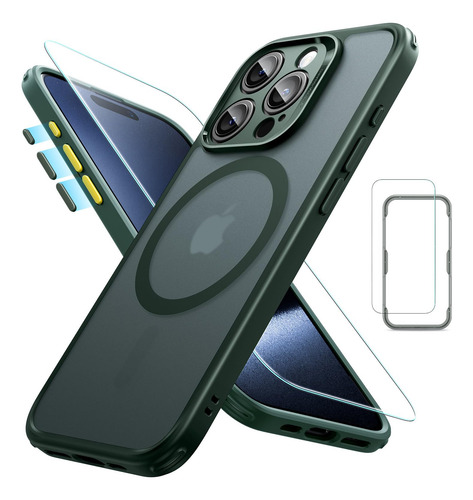 Conjunto De Capas Esr Para iPhone 15 Pro Max Com Protetor De