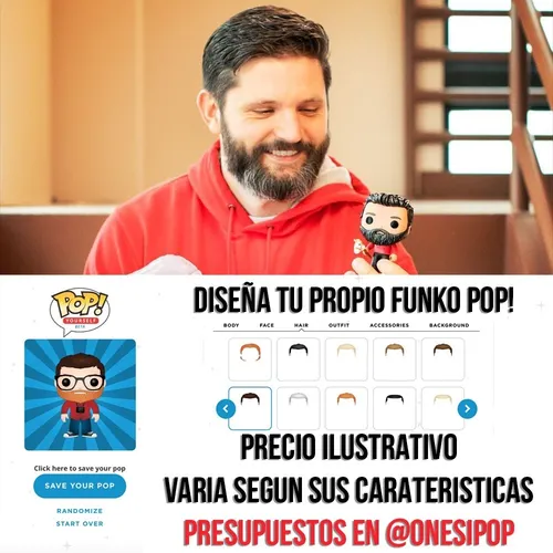 Funko Pop Vis A Vis Serie Custom Personalizado Zelma