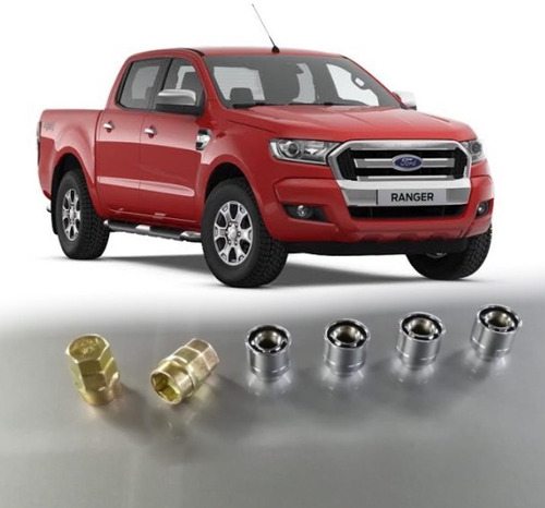 Birlos De Seguridad Ford Ranger 2013-2020 Doble Llave.